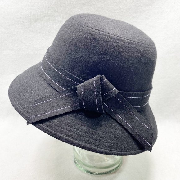 Magid Hats Black Wool Blend Bucket Hat main image 9